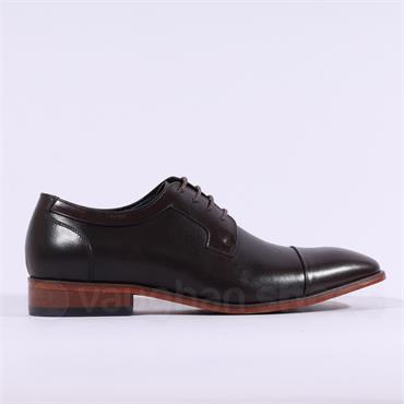 Tommy Bowe Toe Cap Dress Shoe - Chestnut Leather